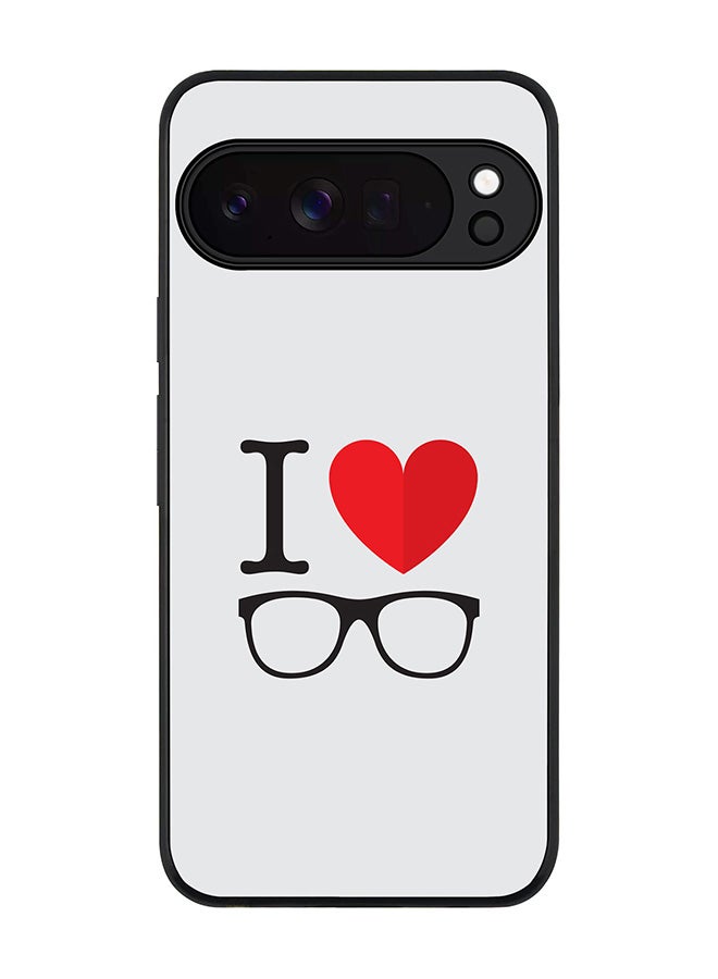 For Google Pixel 10 Pro Case,Slim fit Camera Protection, Shockproof Thin Phone cover  - I Love Glasses